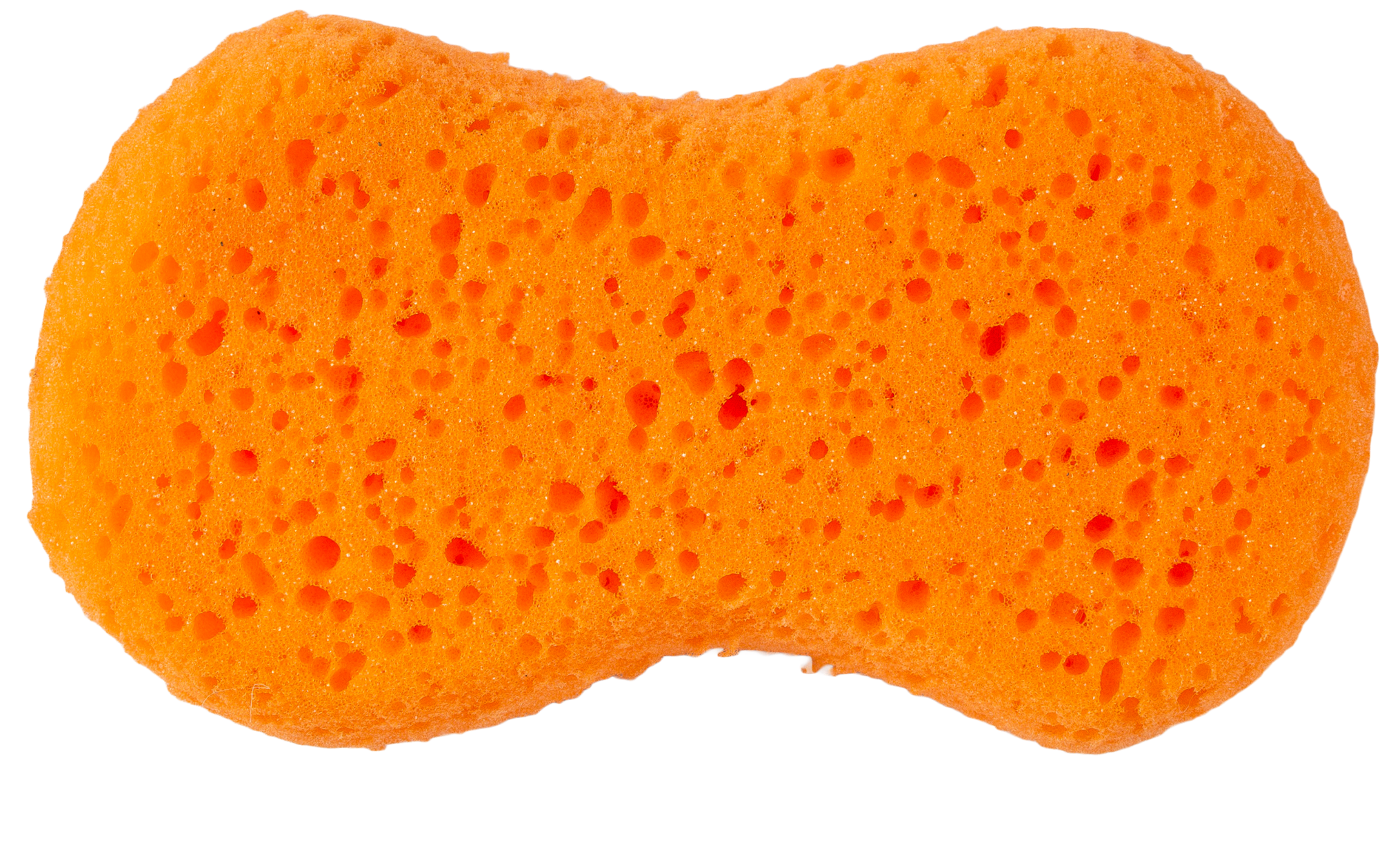 An orange car wash sponge that could possibly be used at Clean Car Wash and Detail in Fredericksburg, VA.