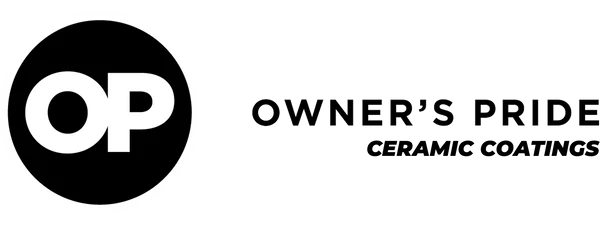 The logo for Owner's Pride, a supplier of ceramic coating products for Clean Car Wash and Detail in Fredericksburg, VA.